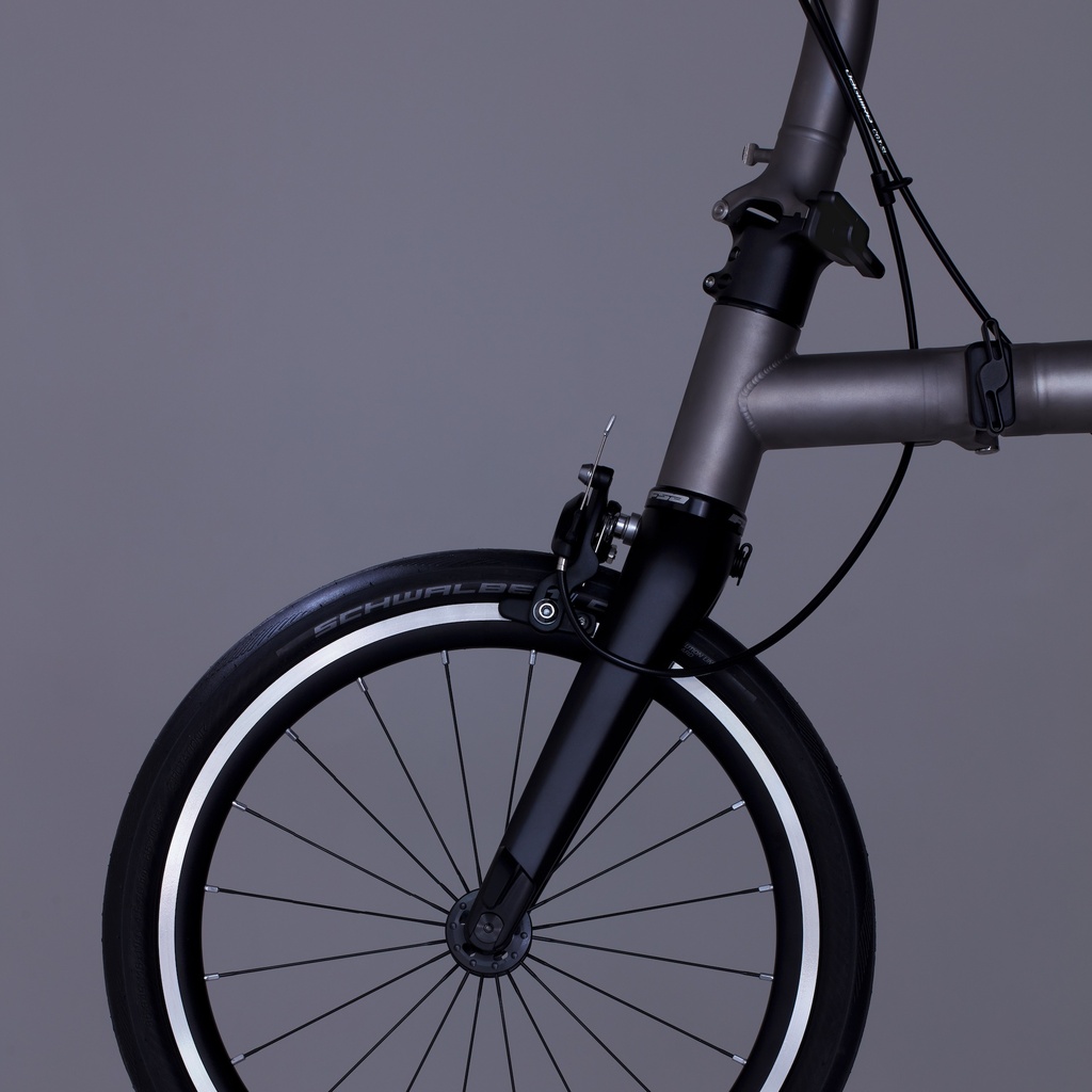 Brompton T-line "Full Titanium" (4-speed)