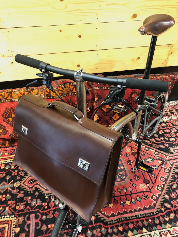 BROMPTON A-bag, maletín de cuero