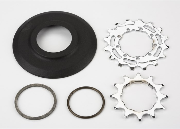 BROMPTON sprocket set incl disc 3/32' 9-spline - 12/16T (2-speed)