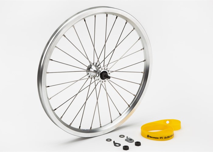 BROMPTON Rueda delantera radial PLATA Estándar