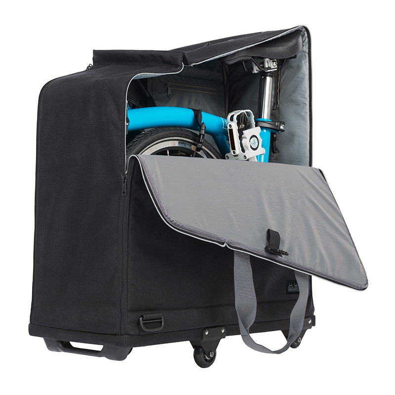 BROMPTON Transit Travel Bag V2, acolchado, 4 ruedas