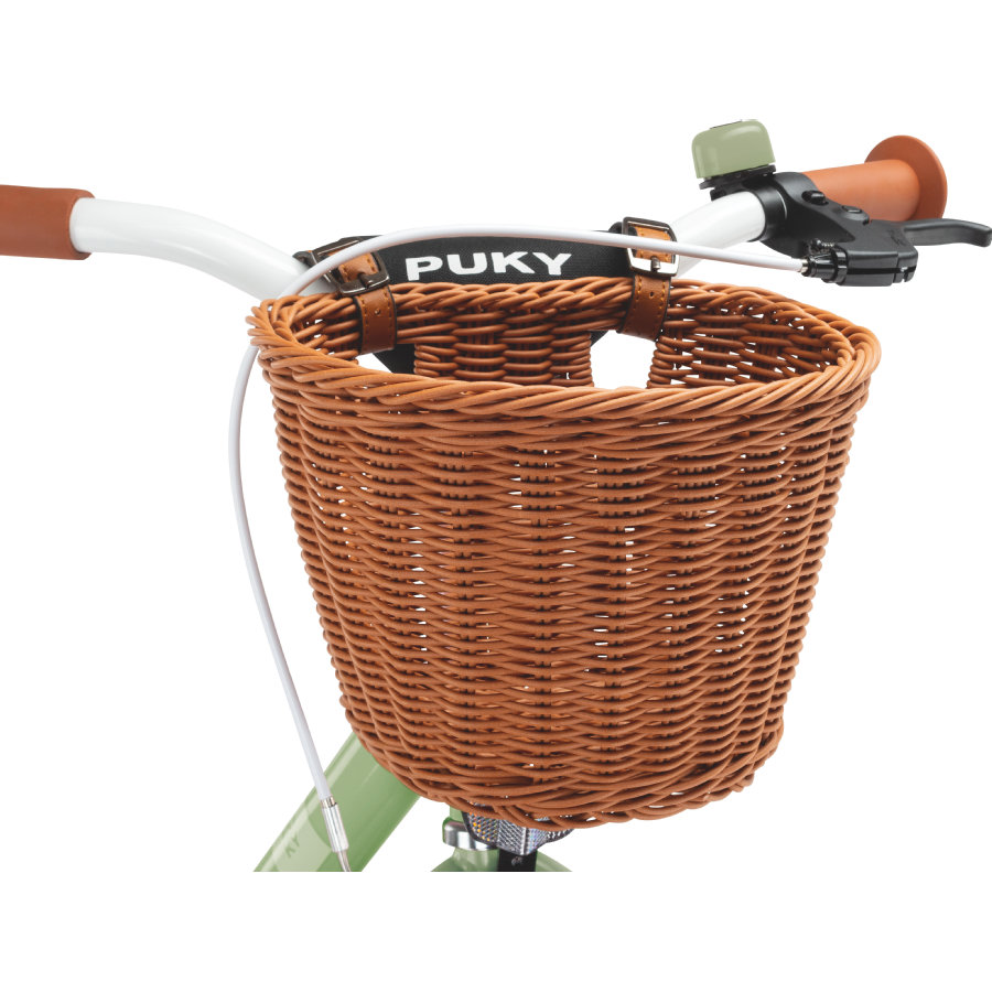 PUKY Chaos cesta manillar L marrón para bici 12”/scooter/caminador