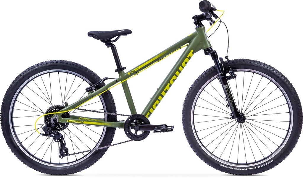 EIGHTSHOT X-COADY 24 FS / 8-speed, suspensión, verde