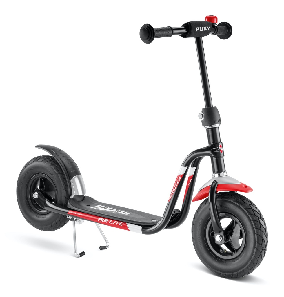 PUKY R 03 Scooter, black, neumáticos de aire