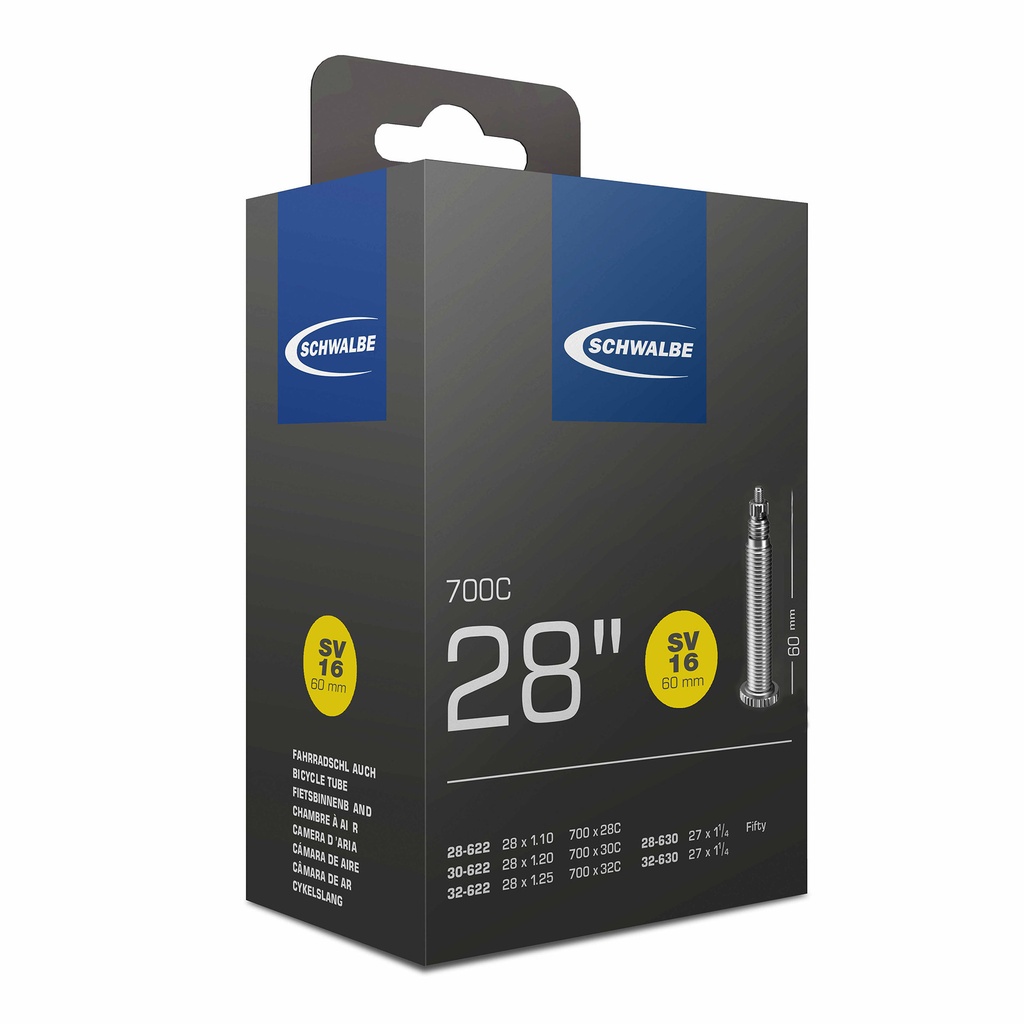 SCHWALBE cámara SV16 622/630-28/32 X-long 60mm