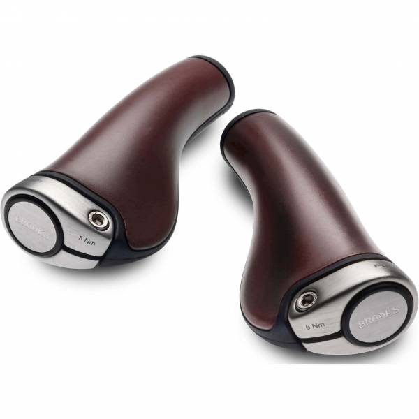 BROOKS Puños Ergon GP1 Black/Silver 130mm