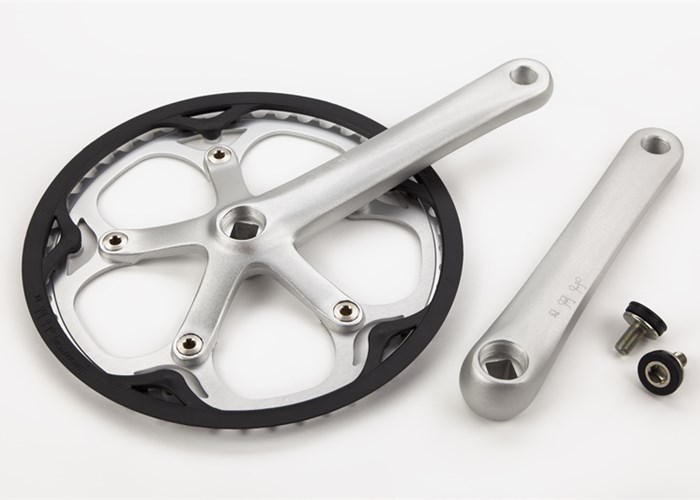 BROMPTON juego bielas 54T LH+RH (plata)