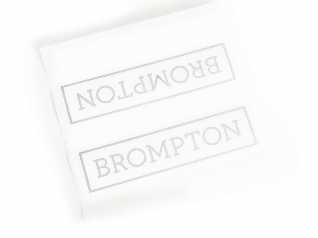 BROMPTON adhesivo logo (cuadro)