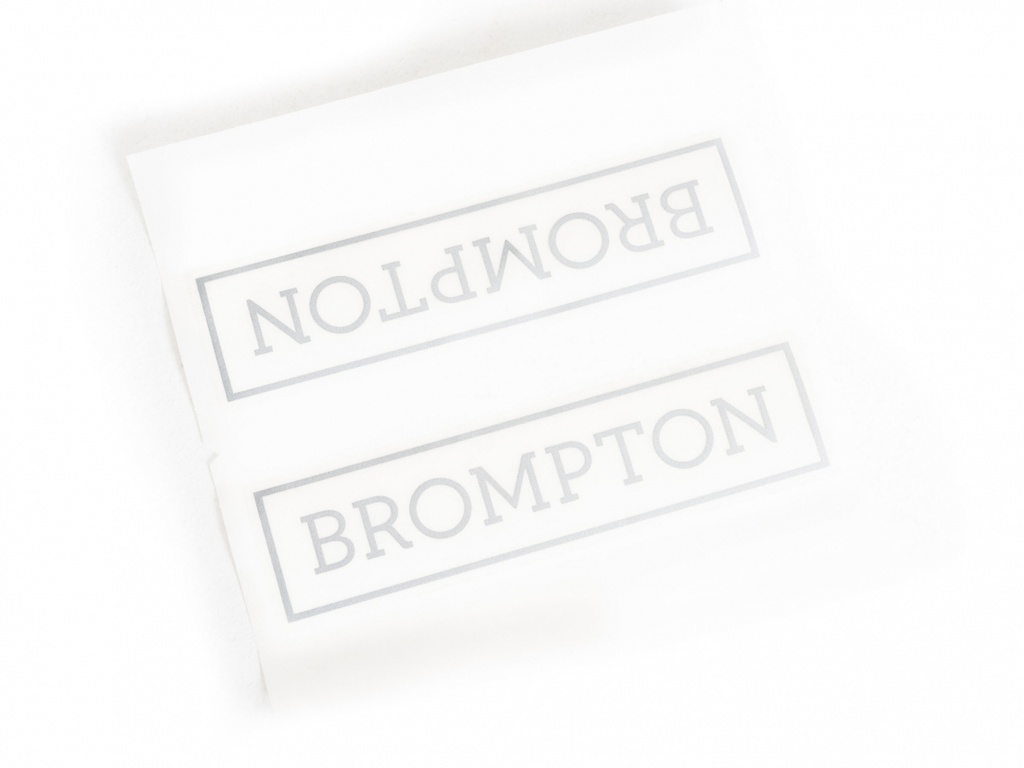 BROMPTON adhesivo logo (cuadro)