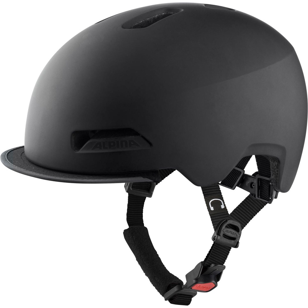 ALPINA casco Brooklyn negro mate