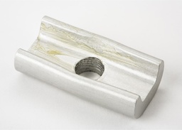 [Q100019] BROMPTON Placa aluminio bisagra PLATA